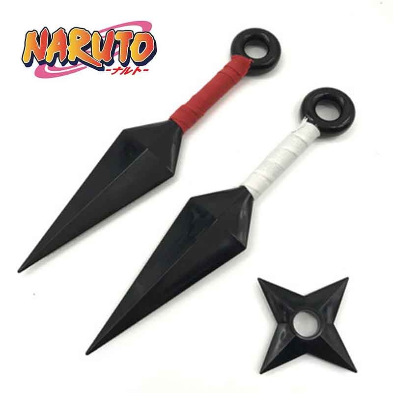 3 Piece Anime Naruto Kunai Thrower Japanese Ninja Cosplay Props Accessories